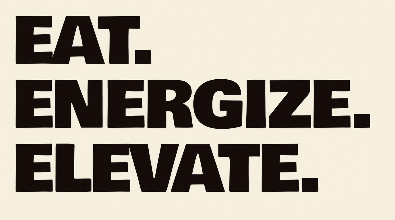 Eat, Energize, Elevate — Pizzicotto Roman pizza illustration