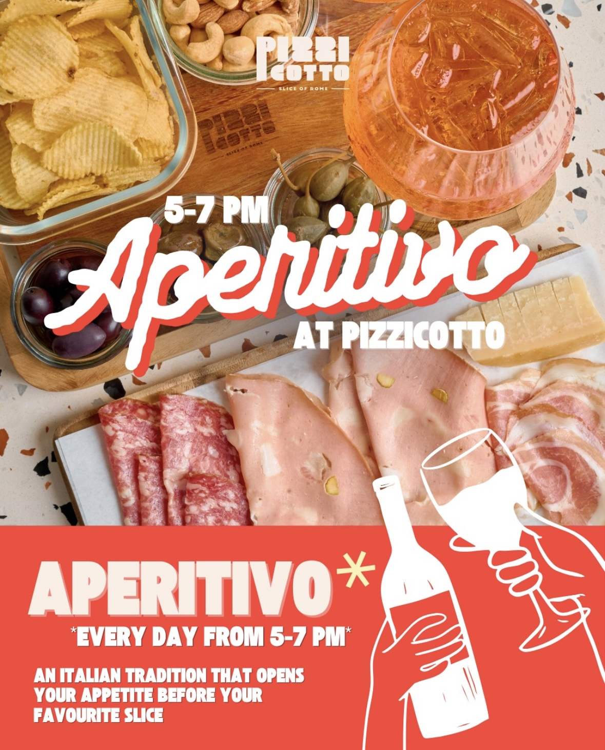 Aperitivo at Pizzicotto